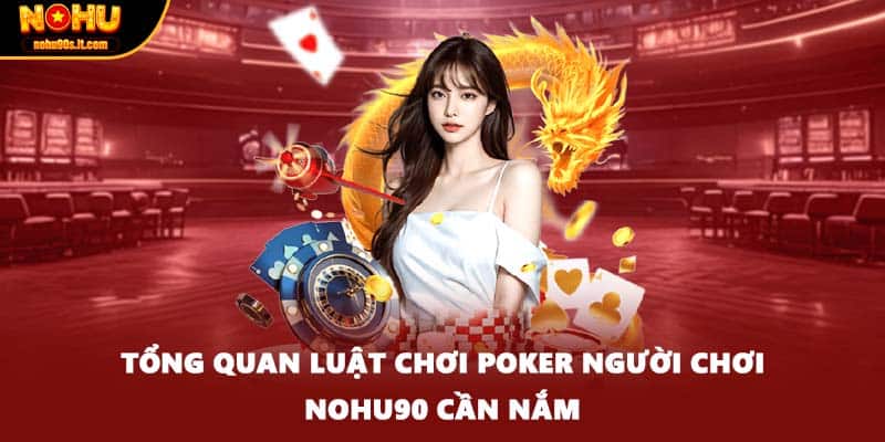 Tổng quan luật chơi poker người chơi Nohu90 cần nắm